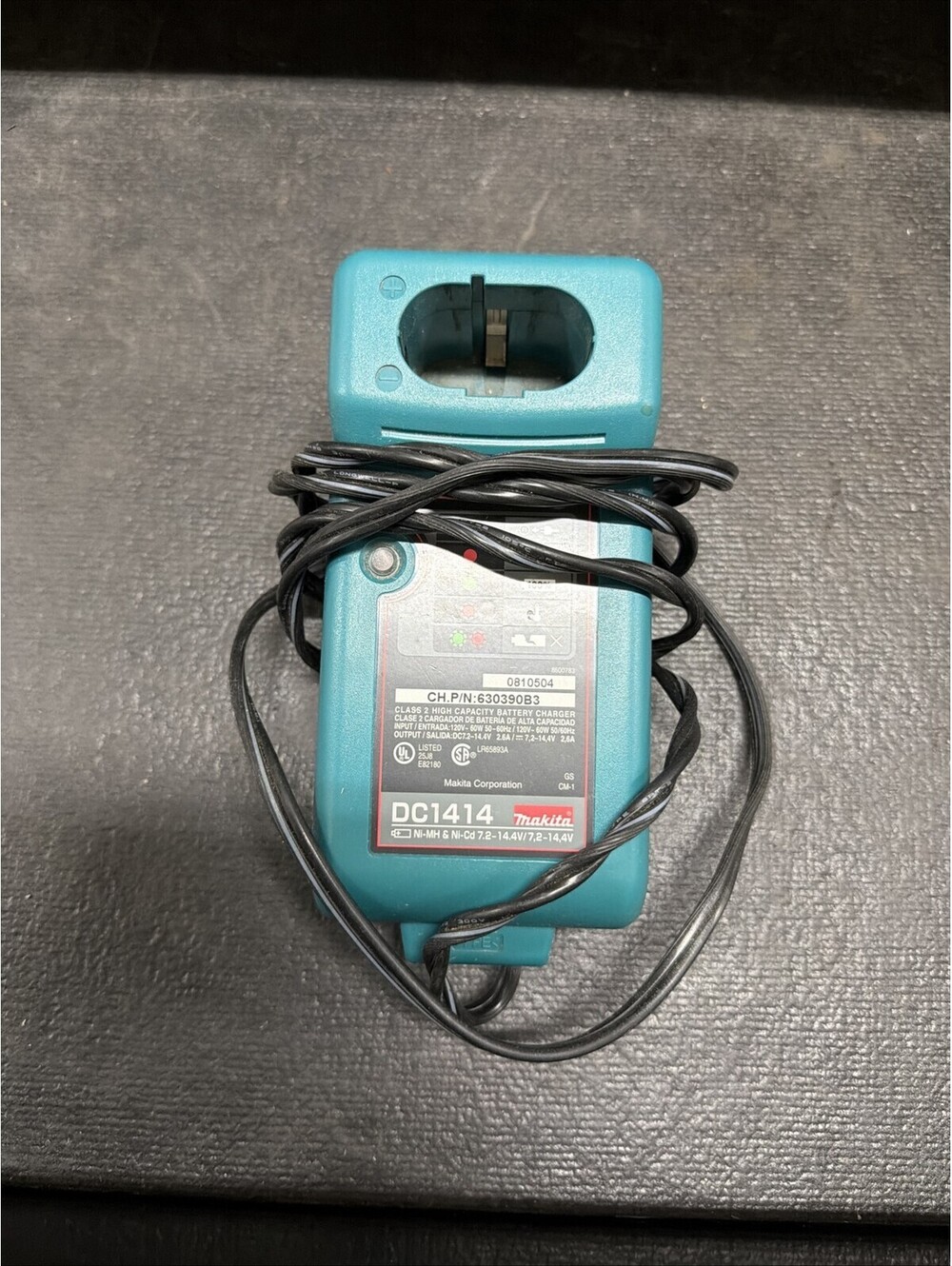 Makita DC1414 7.2V-14.4V Ni-MH Ni-Cd Battery Charger - Tested Working